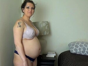 9 Monate schwangere deutsche Mutter ficken Creampie